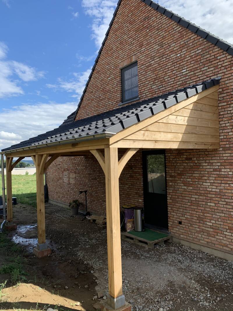 tuinhuis, poolhouse, eiken bijgebouw, goedkoop tuinhuis, blokhut, carport, garage, bijgebouw