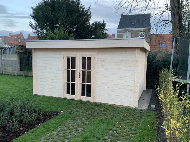 tuinhuis, poolhouse, eiken bijgebouw, goedkoop tuinhuis, blokhut, carport, garage, bijgebouw