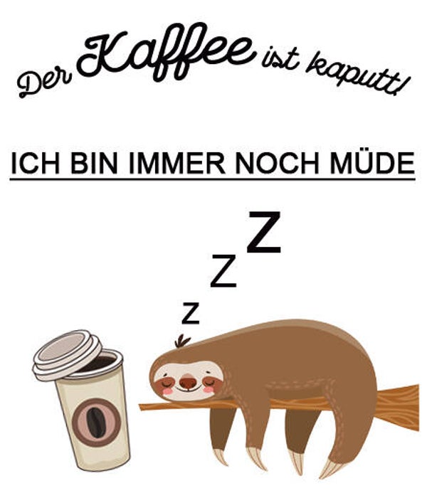 Kaffee ist kaputt