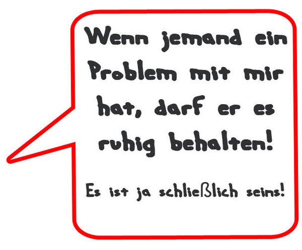 Problem mit mir