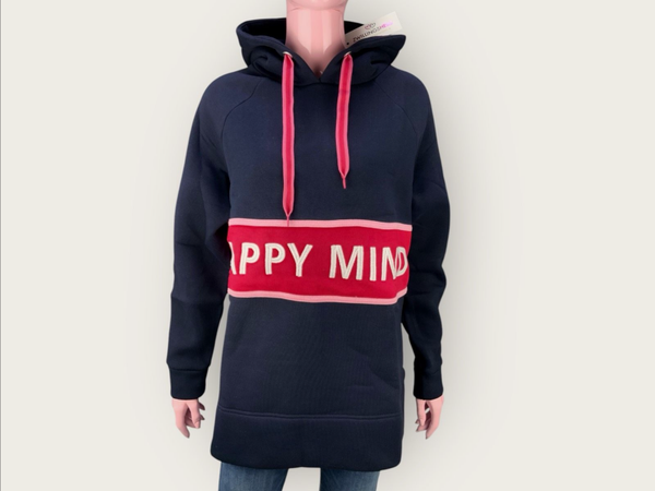 ZWILLINGSHERZ Hoodie „Beate“ dunkelblau - S/M L/XL