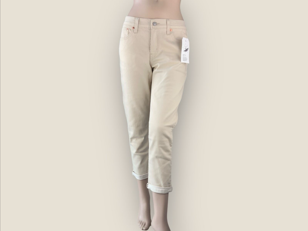LEVI`S Jeans „Mid Rise Boyfriend“ beige