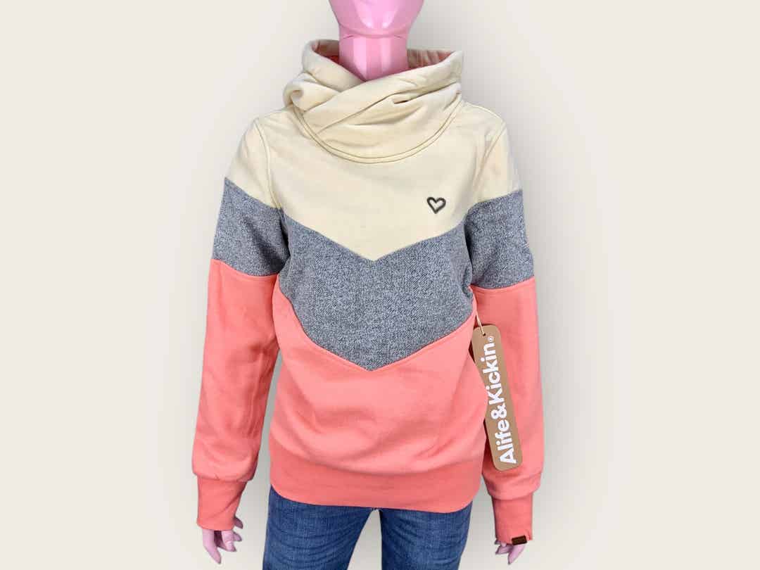 ALIFE & KICKIN Hoodie „StanaAK A“ salmon melange