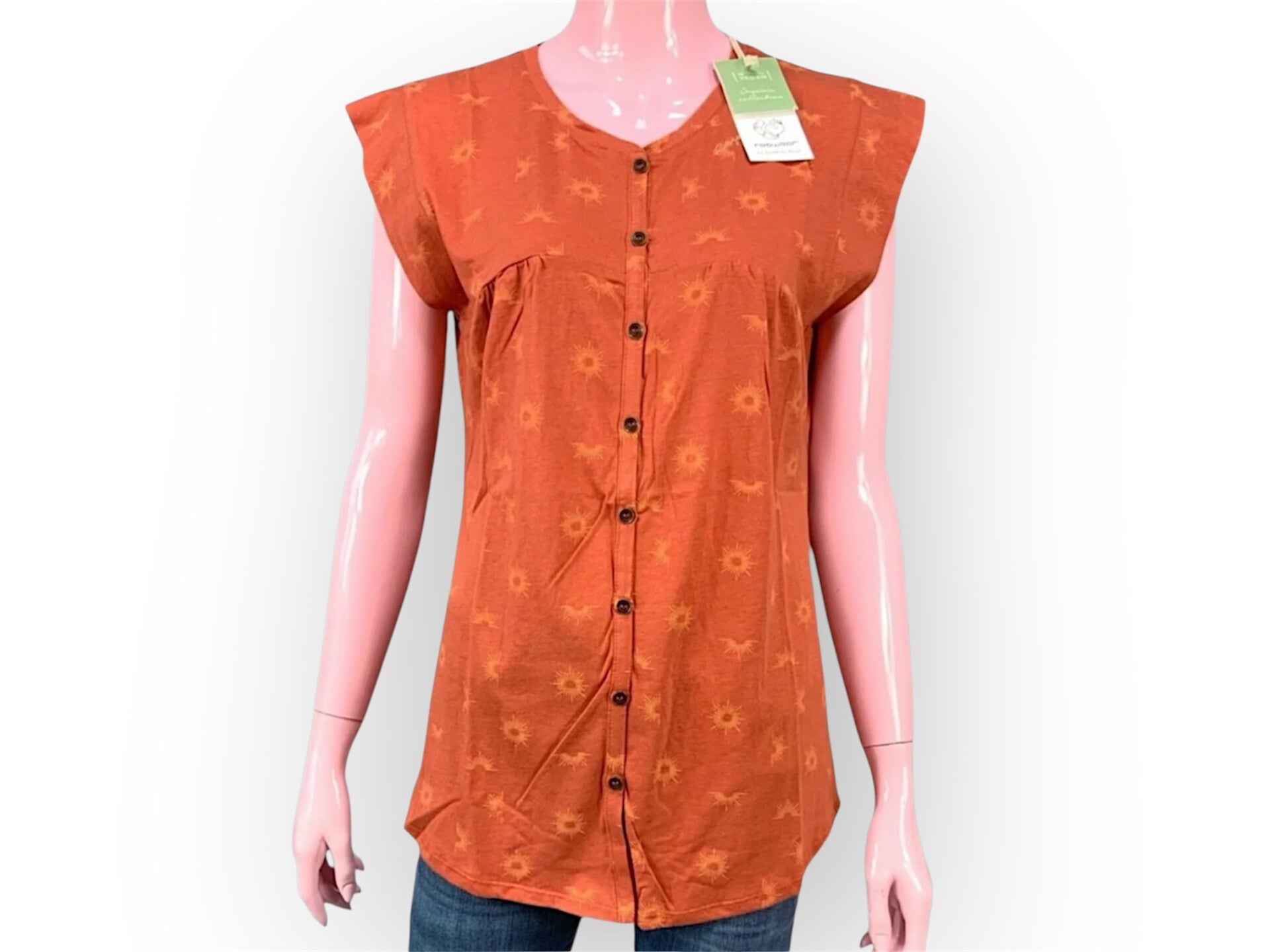 RAGWEAR Blusenshirt Shirt „Zofka Organic“ terracotta