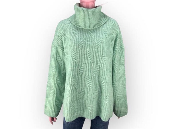 OPUS Strickpullover Pullover „Pakya“ pale mint