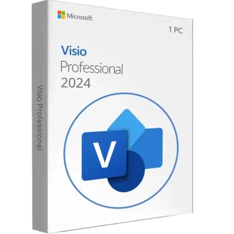 MICROSOFT OFFICE VISIO Professional 2024 BIND