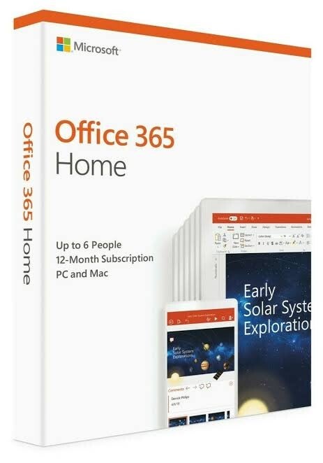 MICROSOFT  365 HOME (1 year)