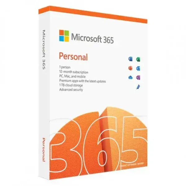 MICROSOFT OFFICE 365 PERSONAL  5 devices, 1 year