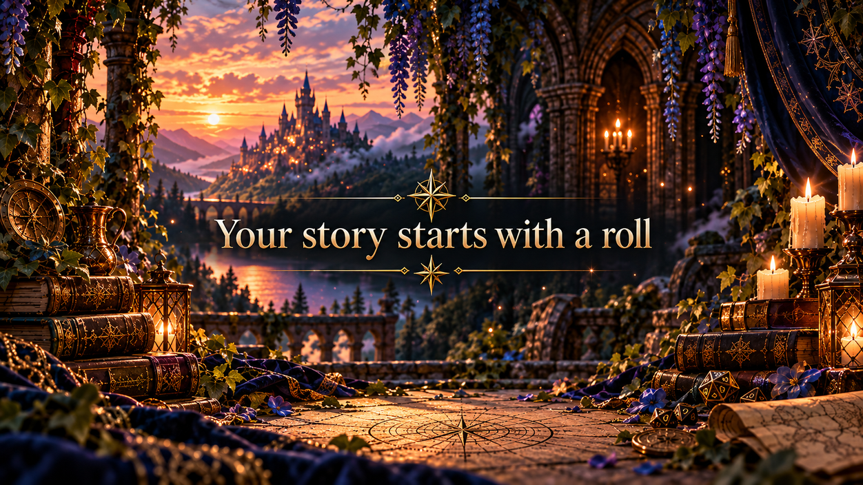 Your story starts with a roll