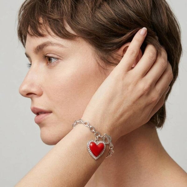 Oversize Heart Bracelet