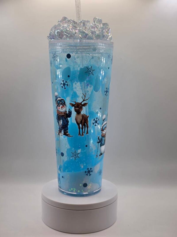 Frosted Winter 24oz Tumbler