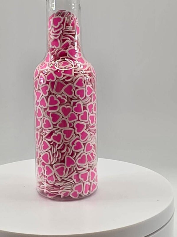 Pink and White Hearts