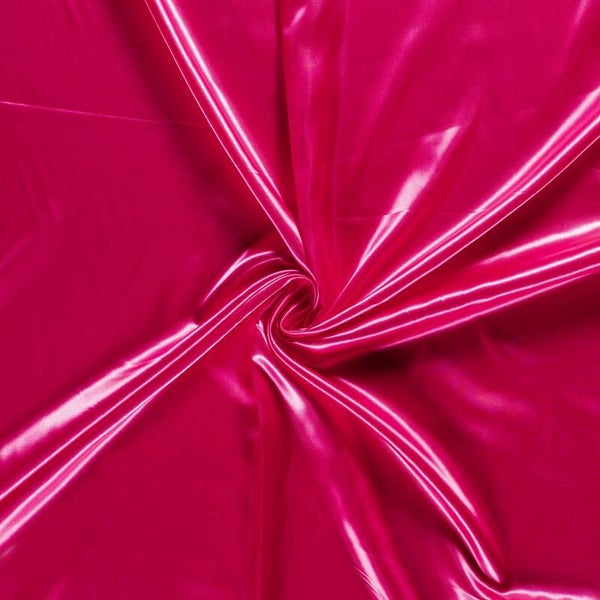 Satinstoff, uni, fuchsia