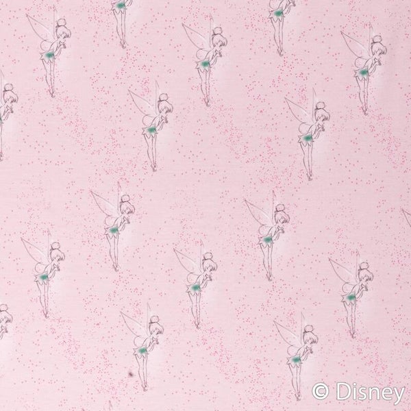 Disney Tinker Bell, Jersey Baumwolle Rosa