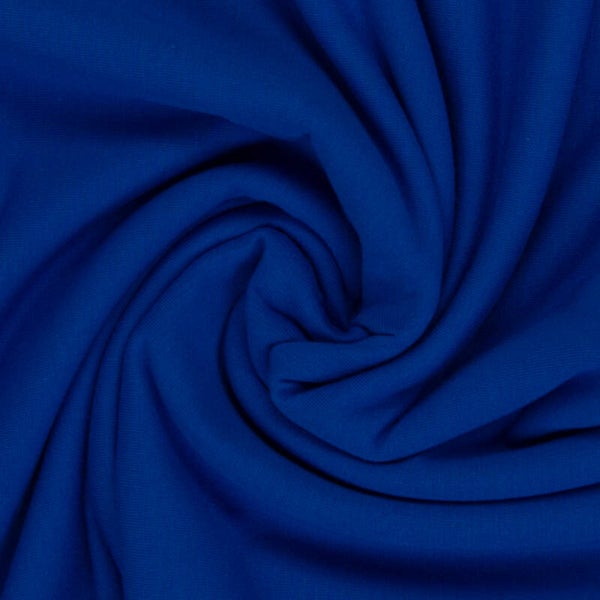 Jersey Baumwolle, uni, Royalblau