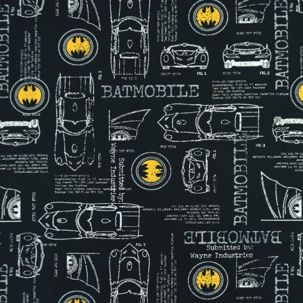 Baumwoll Jersey Digital Batman