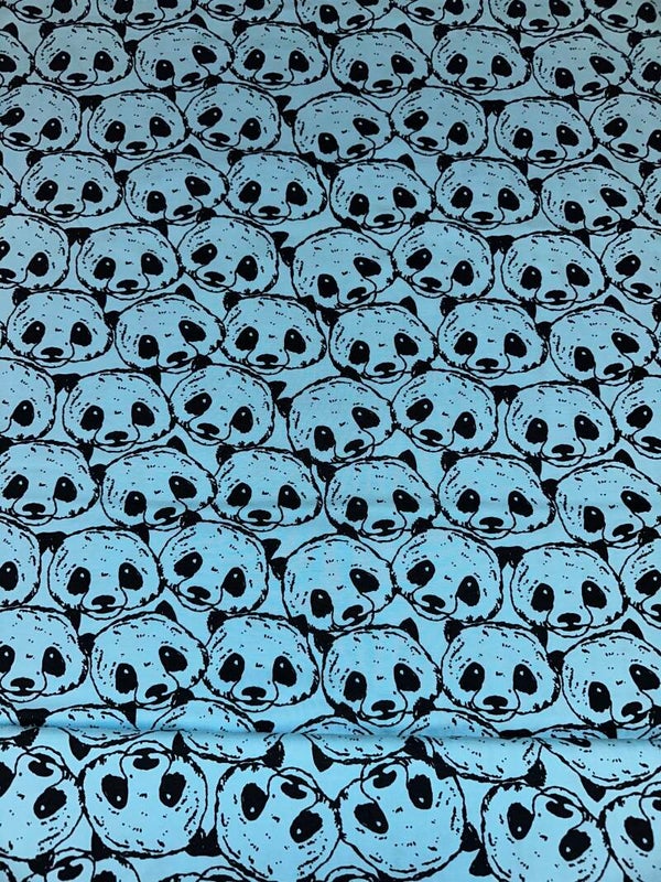 Jersey Panda hellblau