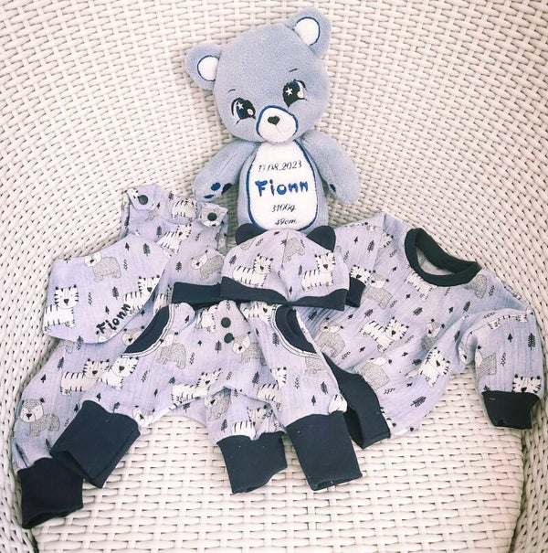 Baby-Boy Maxi mit Teddybär