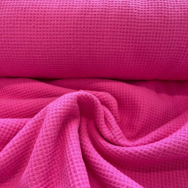 Waffelstoff Pink