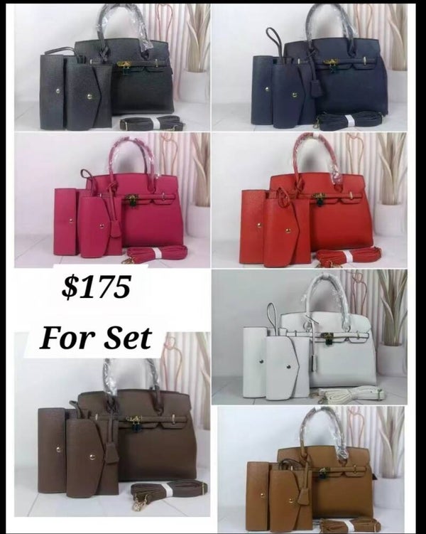 Luxury Hand Bag and Wallet Set