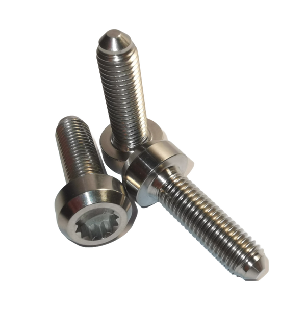 M7 x 1mm x 24mm bolt Titanium Gr5 8mm spline socket forged head BBS split rim