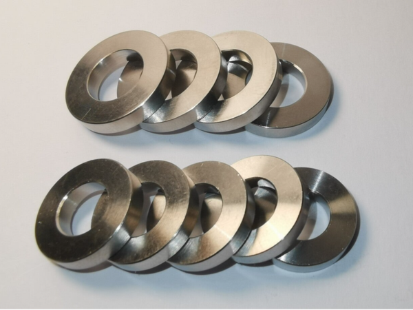 M6, M8, M10 Titanium Gr5 Washers 3mm thickness
