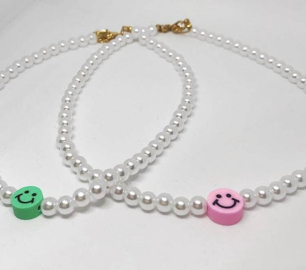 Smiley Color ketting