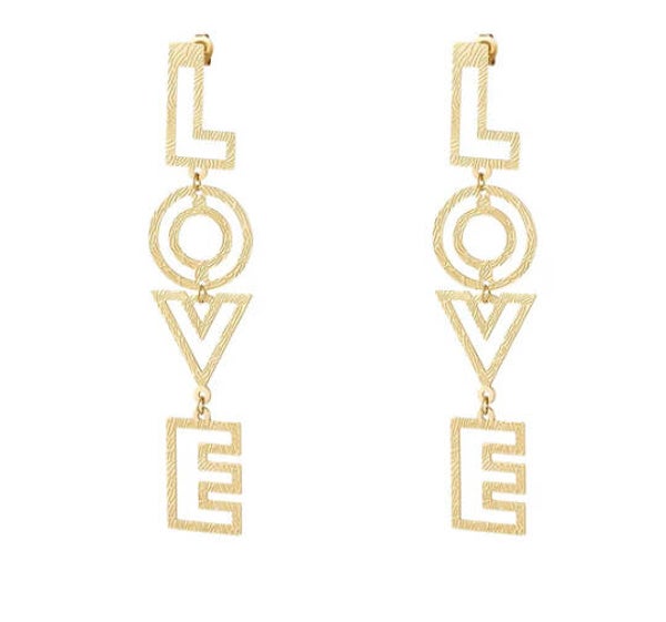 Love oorbellen