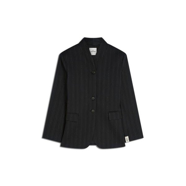 summum blazer jaquard streep blue
