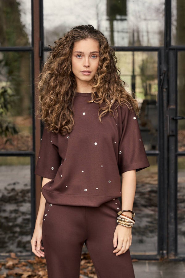 tramontana sweat trui chocolate