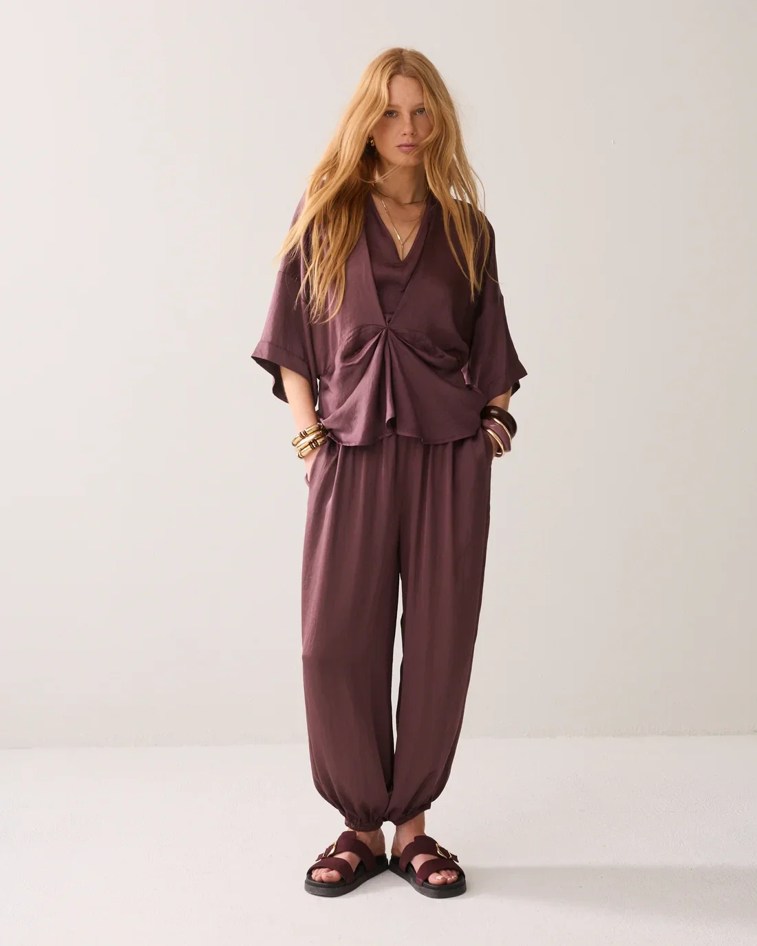 summum blouse silky touch