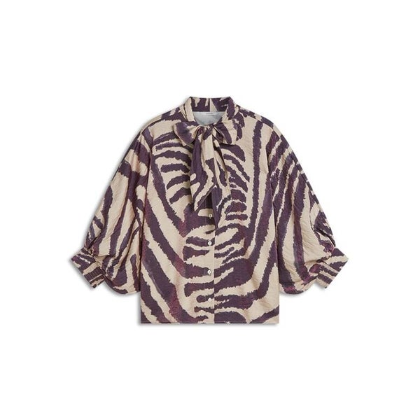 summum blouse tijgerprint multi