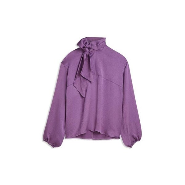 summum blouse strik violet
