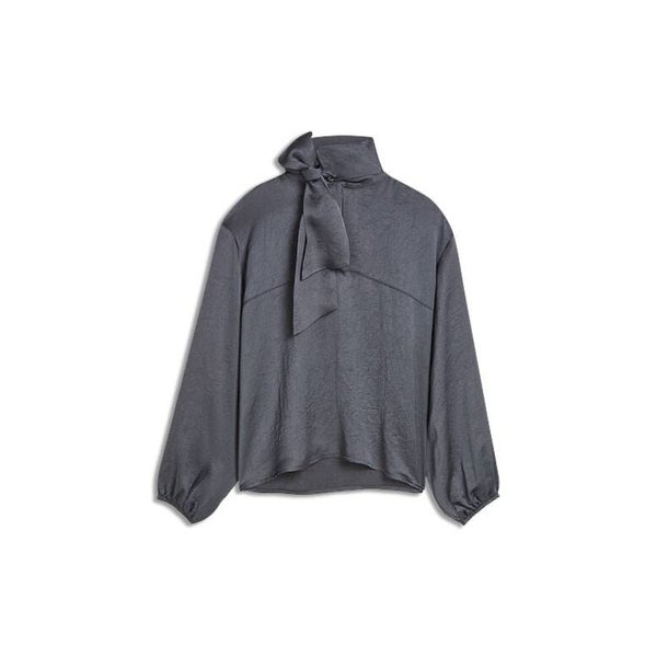 summum blouse strik charcoal