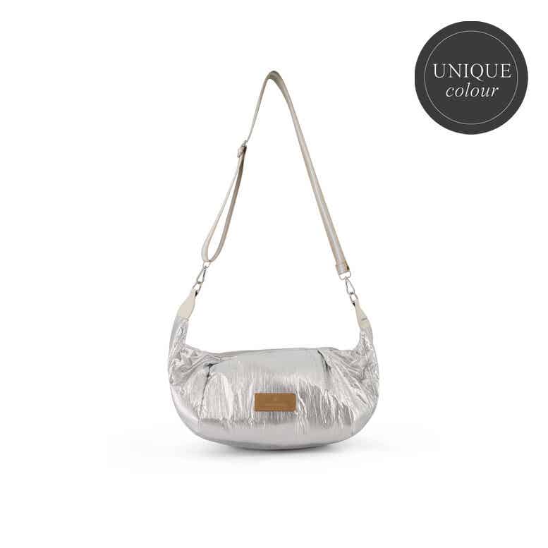 summum tas crossbody silver