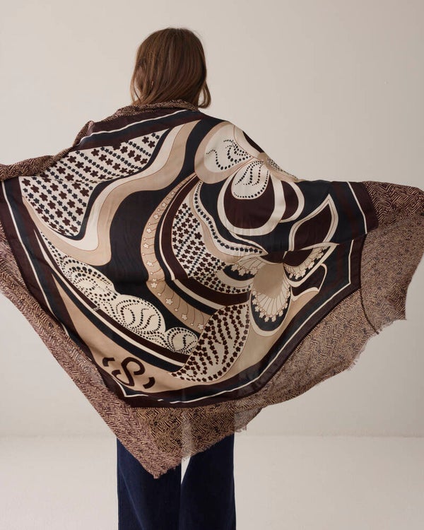 summum sjaal chocolat