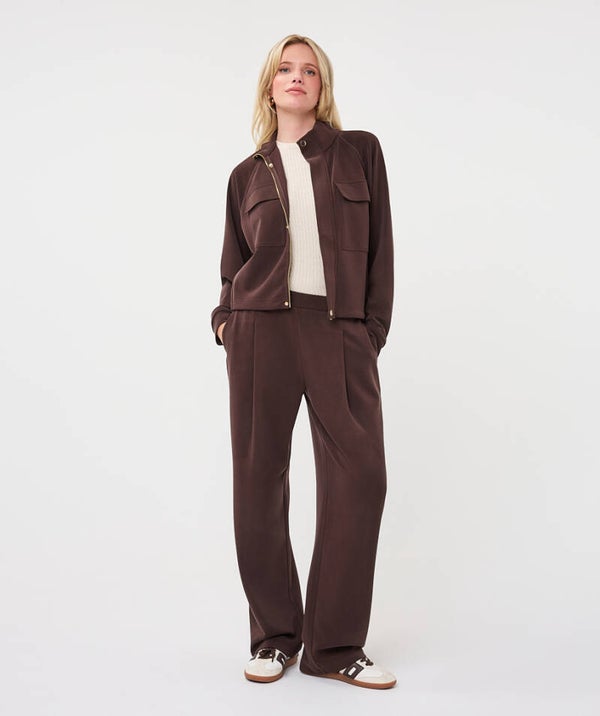 esqualo vest modal cacao