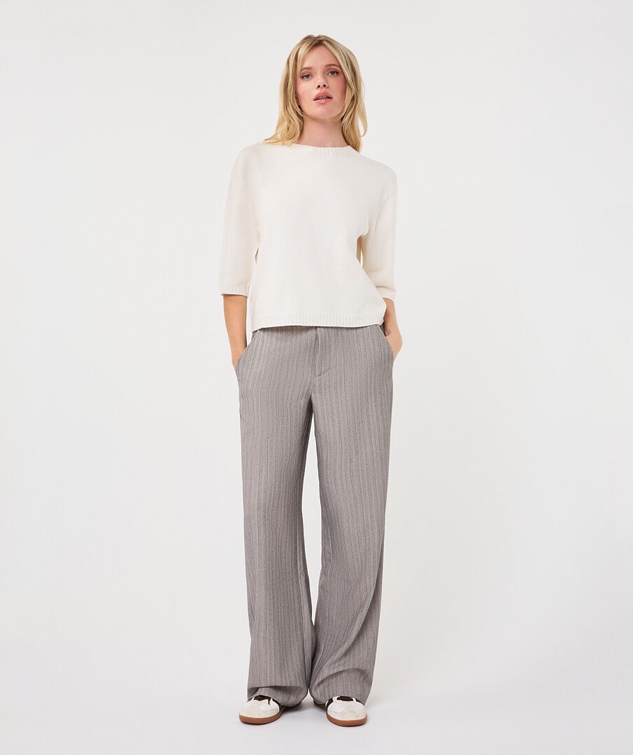 esqualo broek herringbone grey