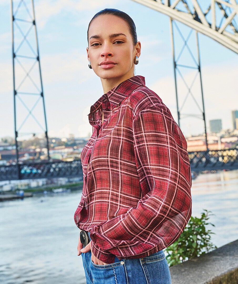 esqualo blouse ruit merlot
