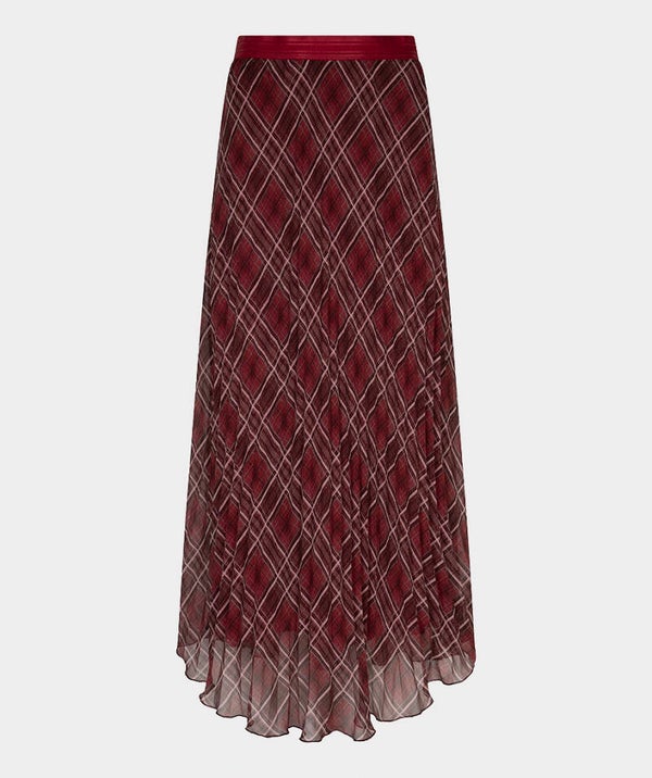 esqualo rok plisse ruit merlot