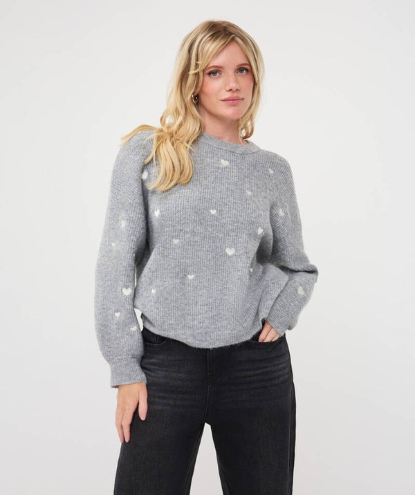 esqualo sweater hart grey