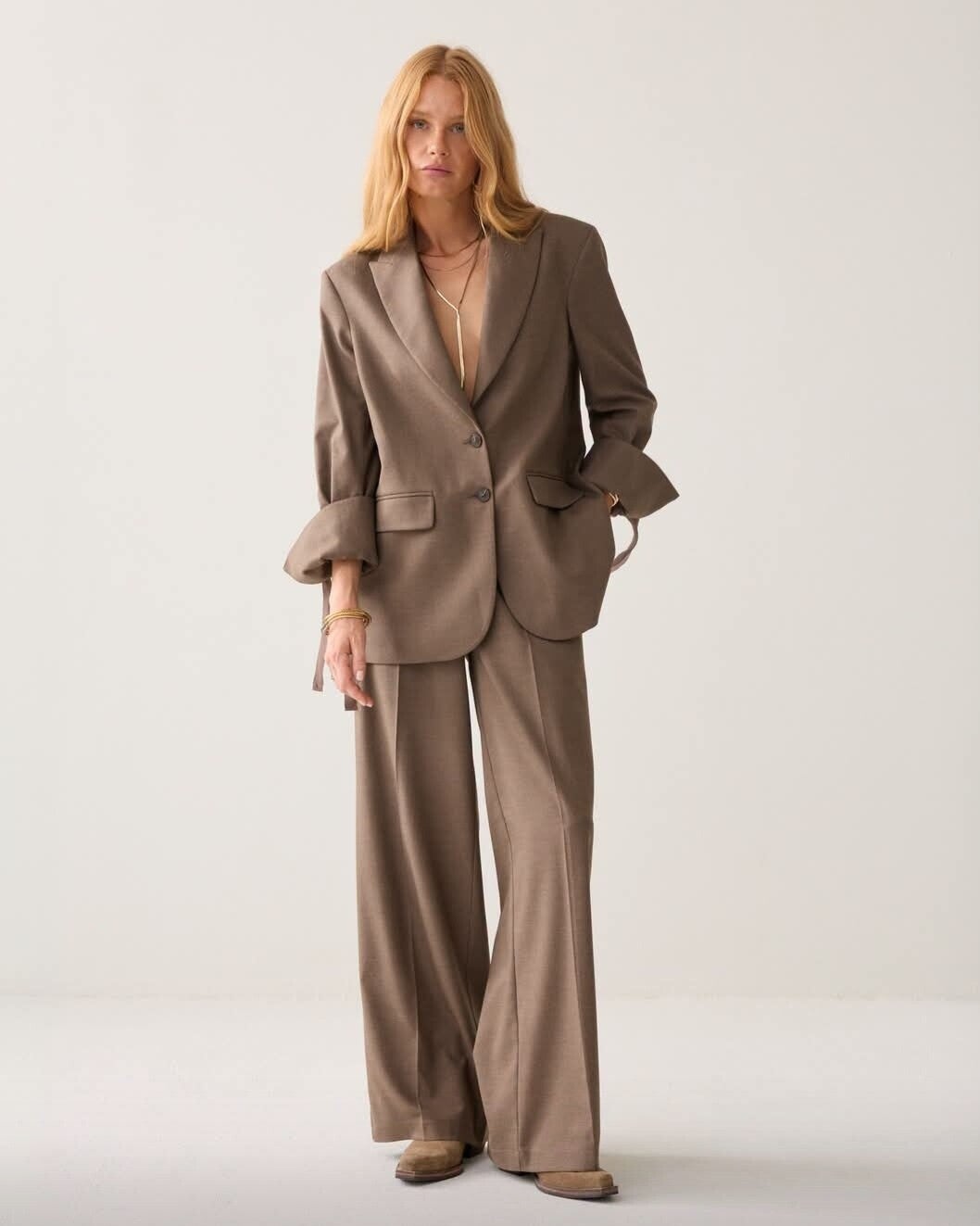 summum blazer taupe