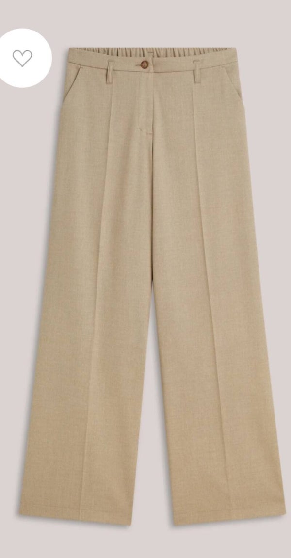 Summum broek licht taupe melange