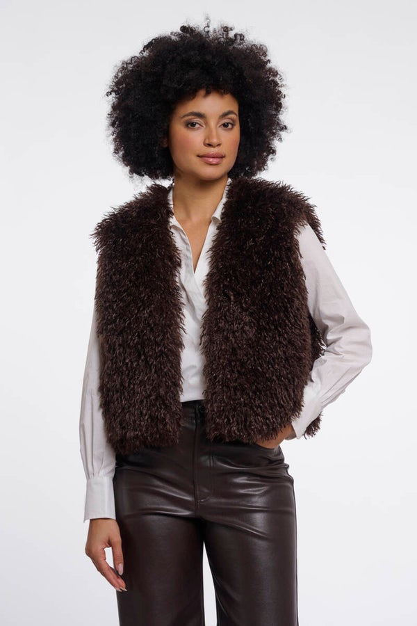 Rino en pelle sensy bodywarmer coffee