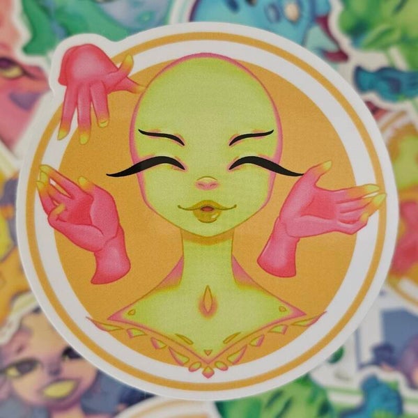 Diligence sticker