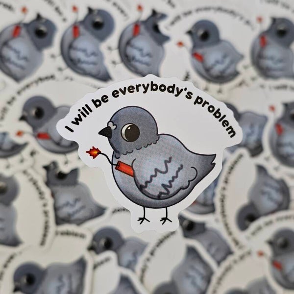 Dynamite Pigeon sticker