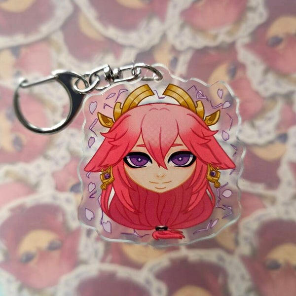 Yae Miko keychain | Genshin Impact