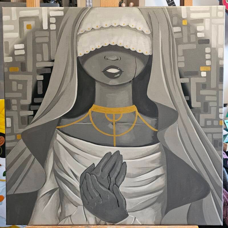 No name (Acrylic on canvas)