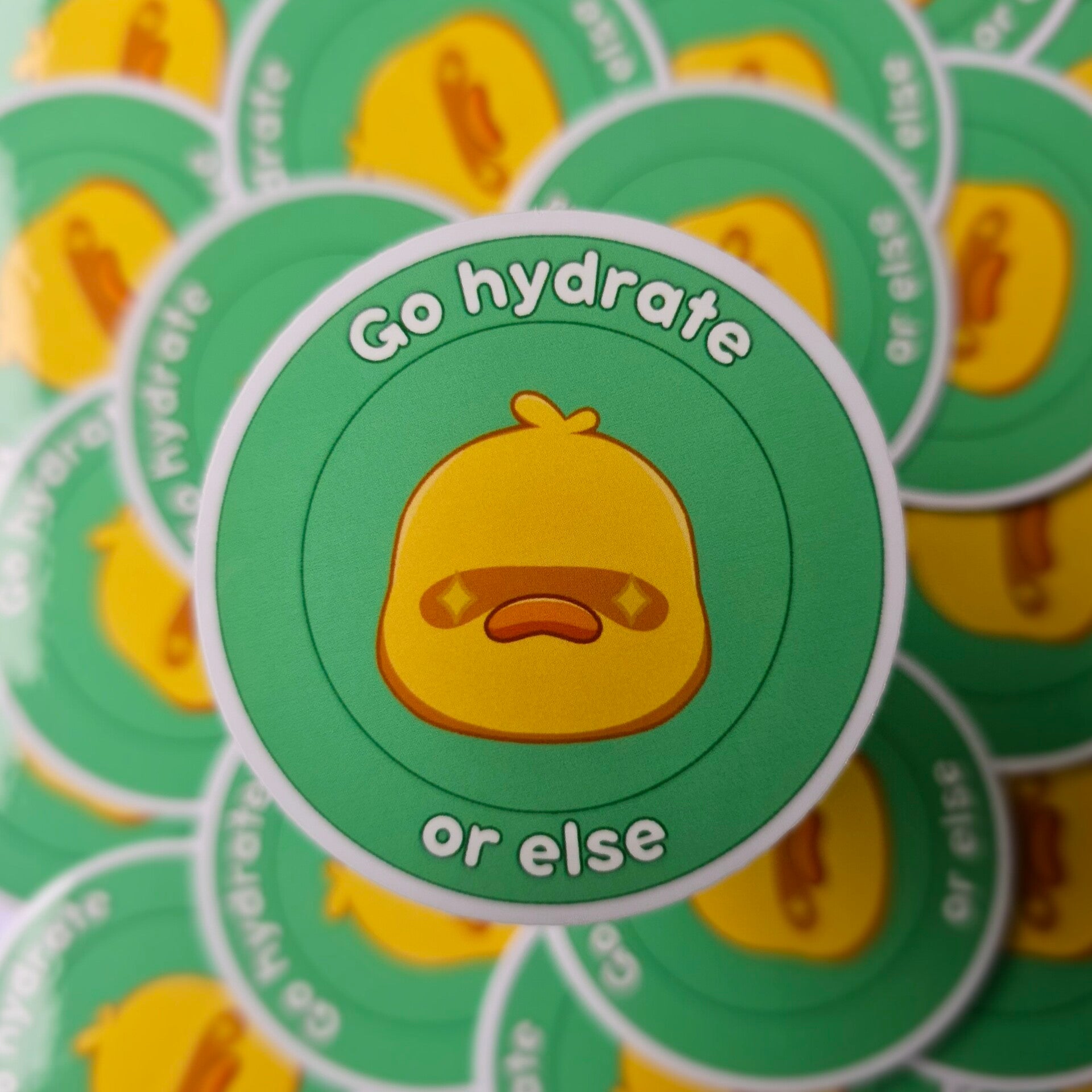 Go Hydrate or else sticker