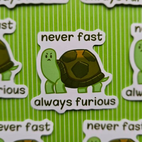 Furious Turtle sticker